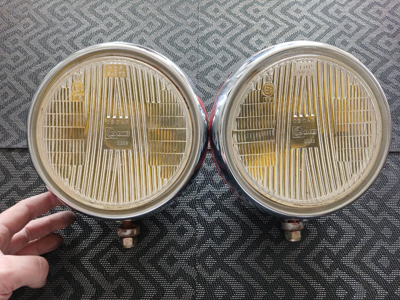 Paire de phares antibrouillard OSCAR CIBIE LesAnciennes.com