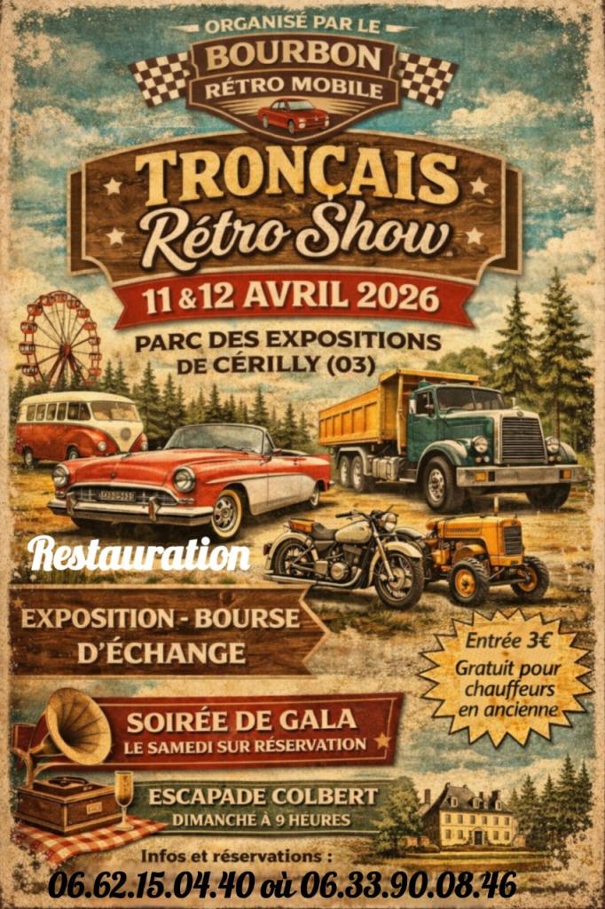 Troncais Retro Show LesAnciennes.com