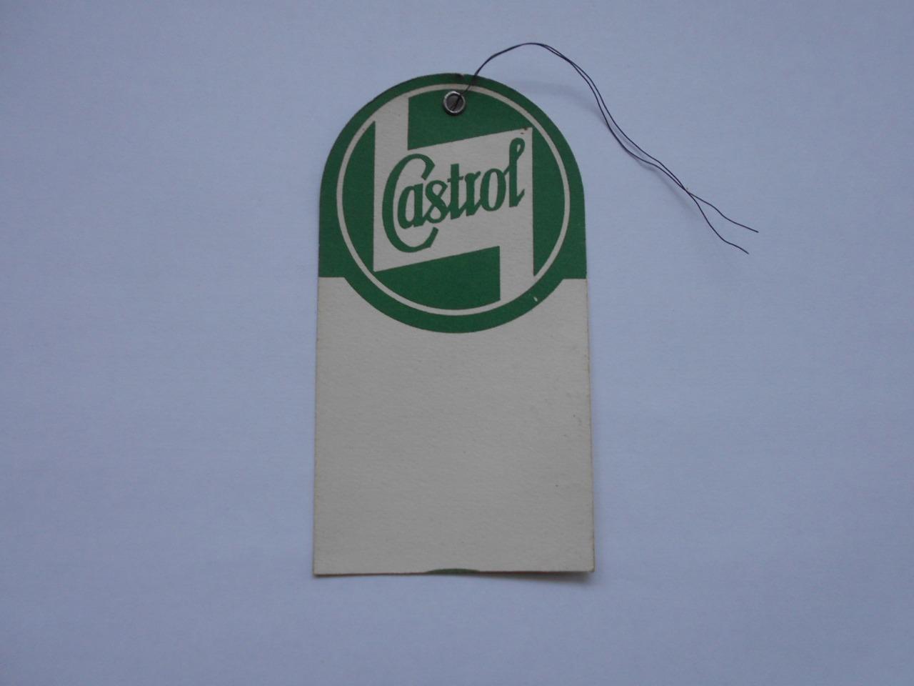 Etiquette Castrol Moteur attache fil de fer LesAnciennes.com