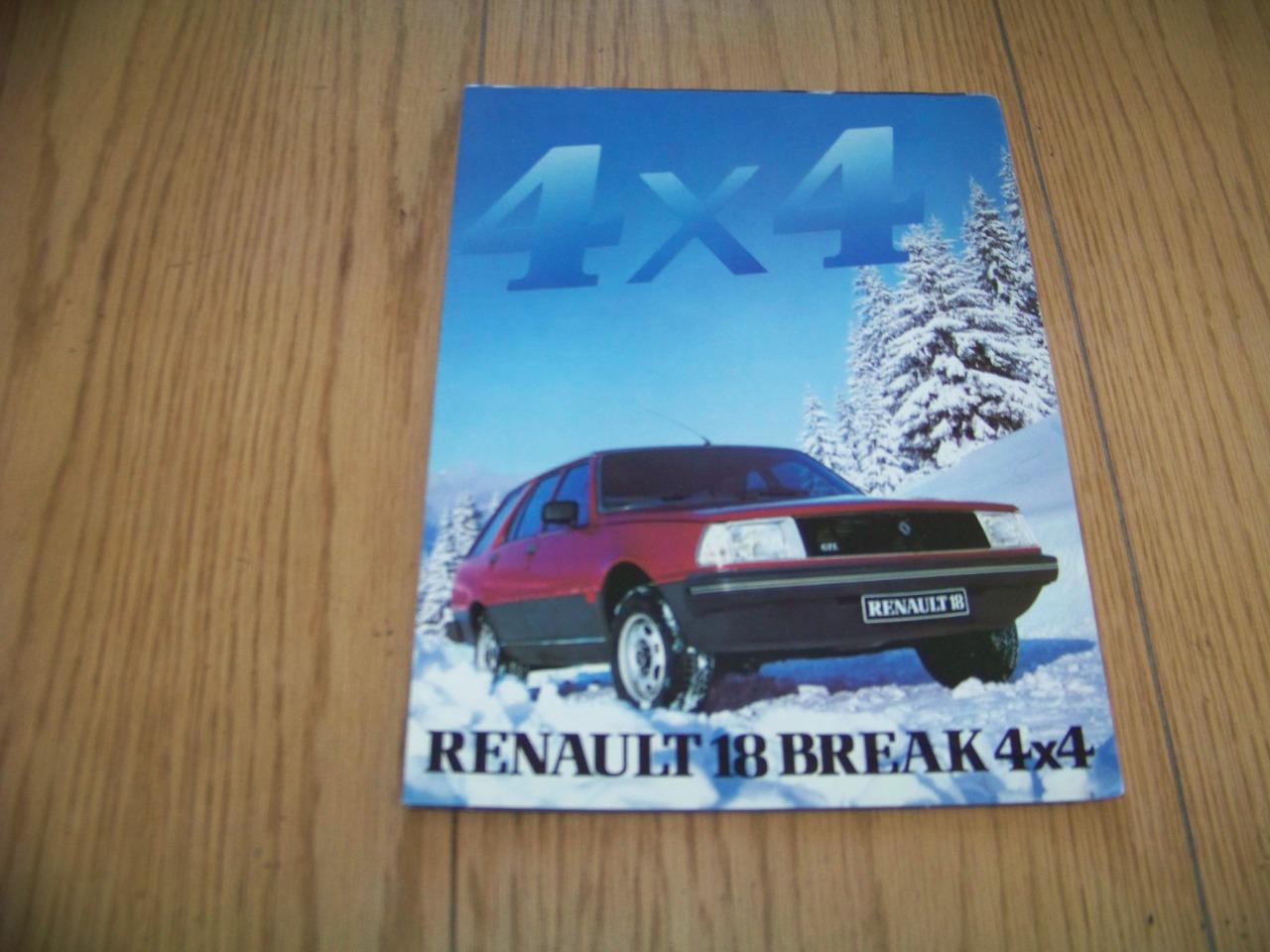 Brochure publicitaire renault 18 LesAnciennes.com