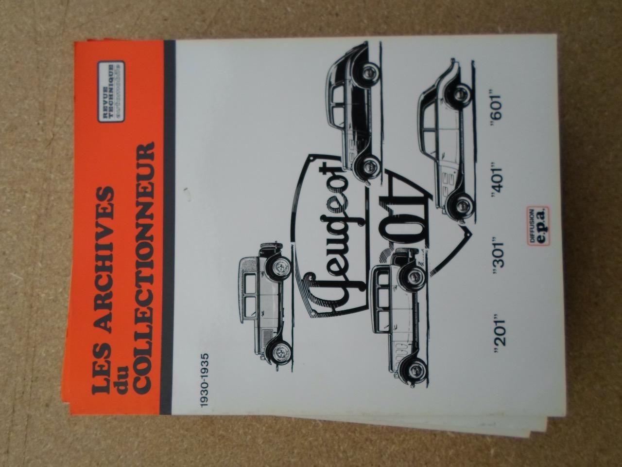 Les Archives du collectionneur Peugeot LesAnciennes.com