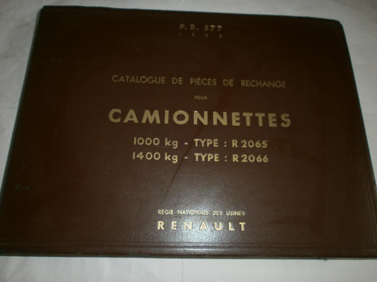 Catalogue Renault Piéces détachées 100kg LesAnciennes.com