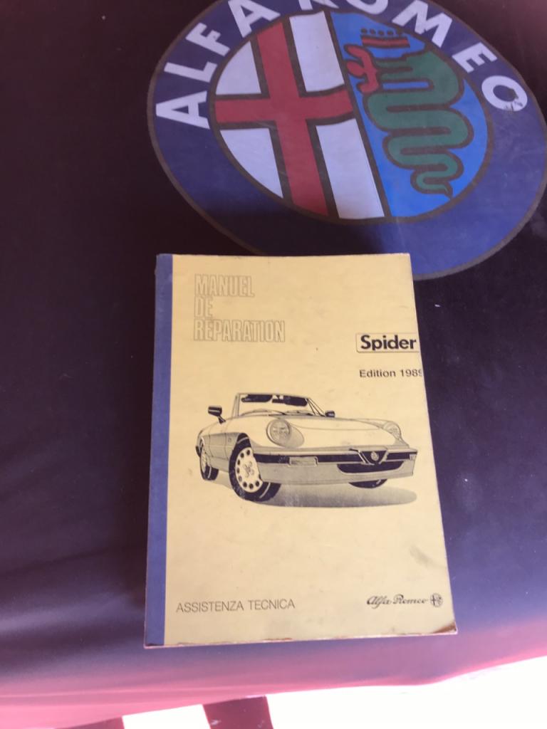 Manuel réparation alfa Spider de 83 à 89 LesAnciennes.com