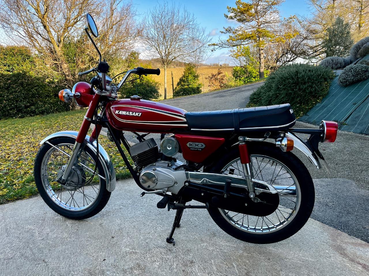 KAWASAKI 100 g7 sport - 1975 LesAnciennes.com