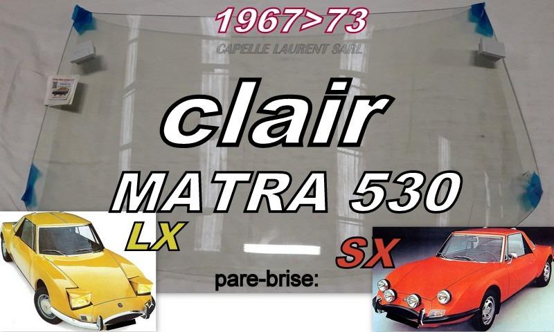 MATRA 530 PARE BRISE NEUF LesAnciennes.com