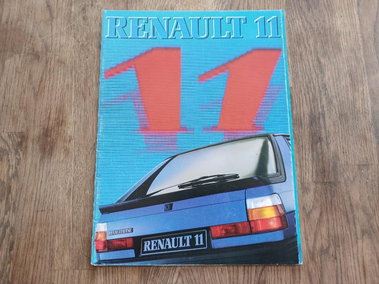 Catalogue gamme RENAULT 11 (R11) 1983 LesAnciennes.com