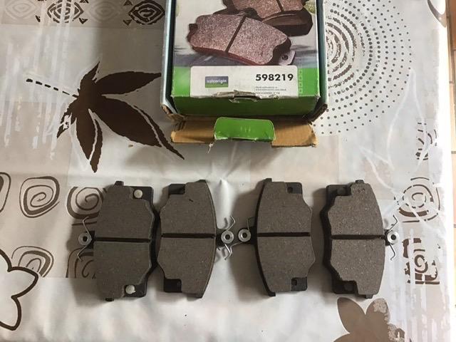 Plaquette de freins FIAT Tipo Valeo 598219 LesAnciennes.com