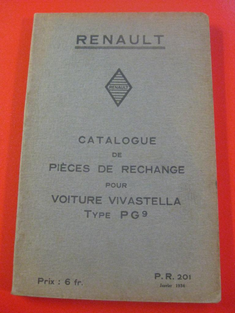 Pièces de rechange Renault Vivastella PG9 LesAnciennes.com