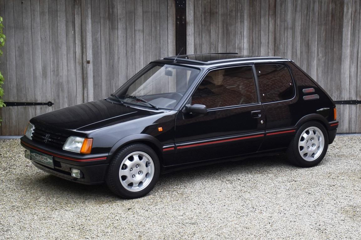 PEUGEOT 205 GTi 1.9 PTS 1989 Blanc Meije Voiture de Collection NOREV 1/18