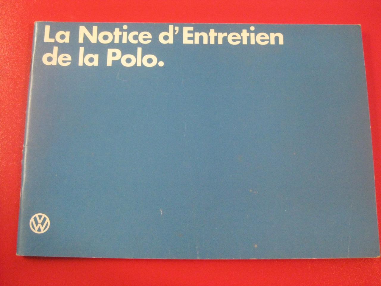 Notice entretien Volkswagen Polo 6/81 LesAnciennes.com