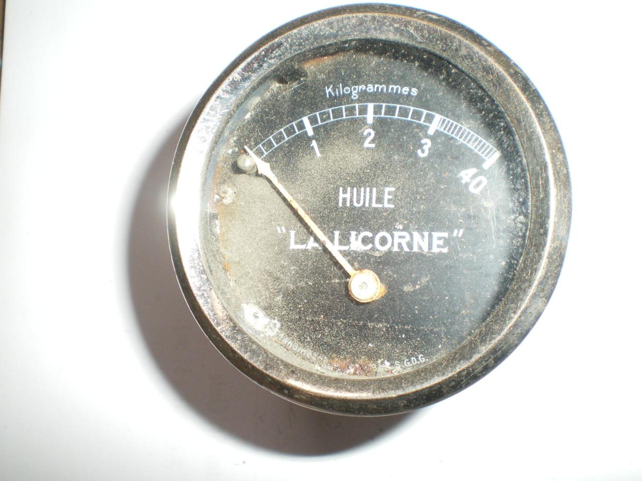 Manomètre LA LICORNE Type J LesAnciennes.com