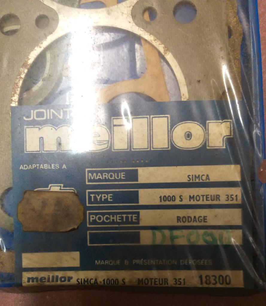 Pochette de joints SIMCA 1000 LesAnciennes.com