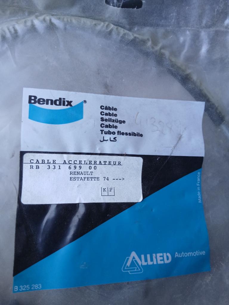 Cable accélérateur RENAULT Estafette LesAnciennes.com