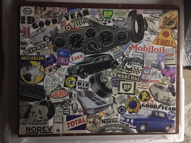 Tableau pele-mele vintage auto an. 60 LesAnciennes.com