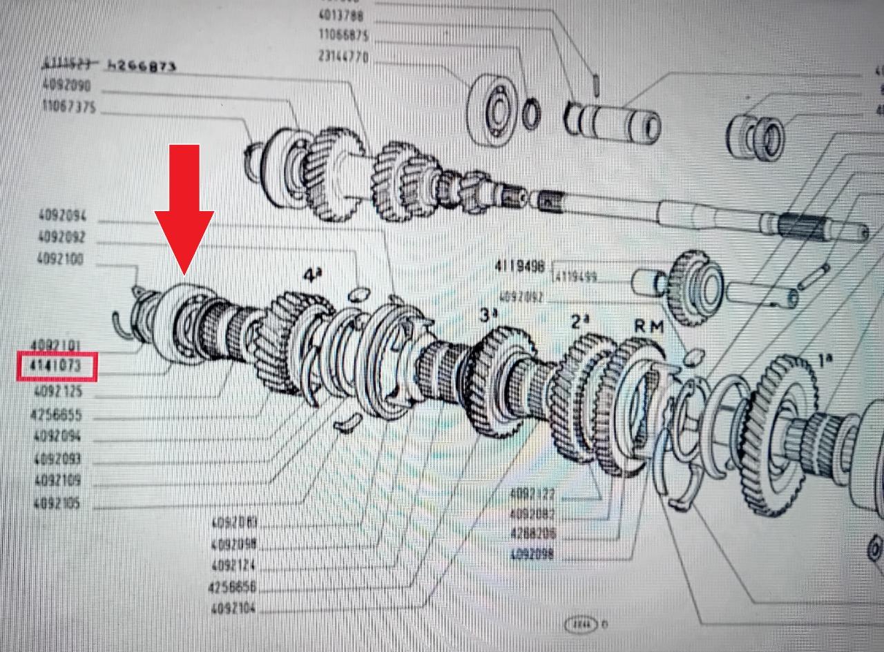4141073 ROULEMENT DE BOITE A VITESSES FIAT 850 LesAnciennes.com