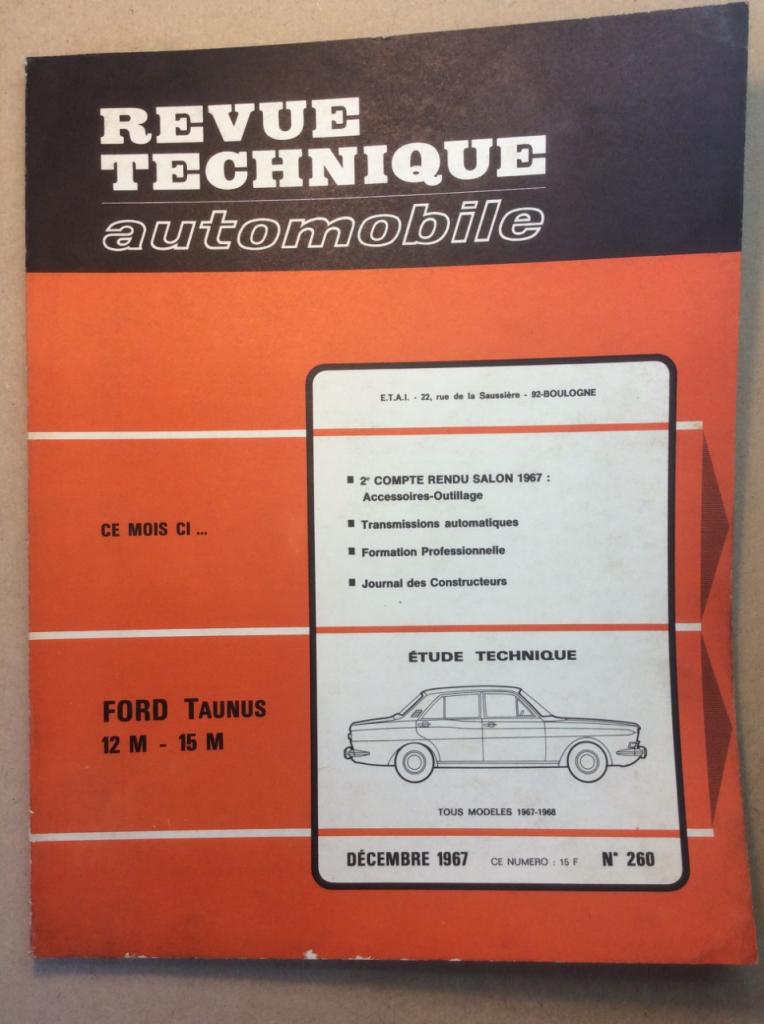 Revue technique Ford Taunus 12M - 15M LesAnciennes.com