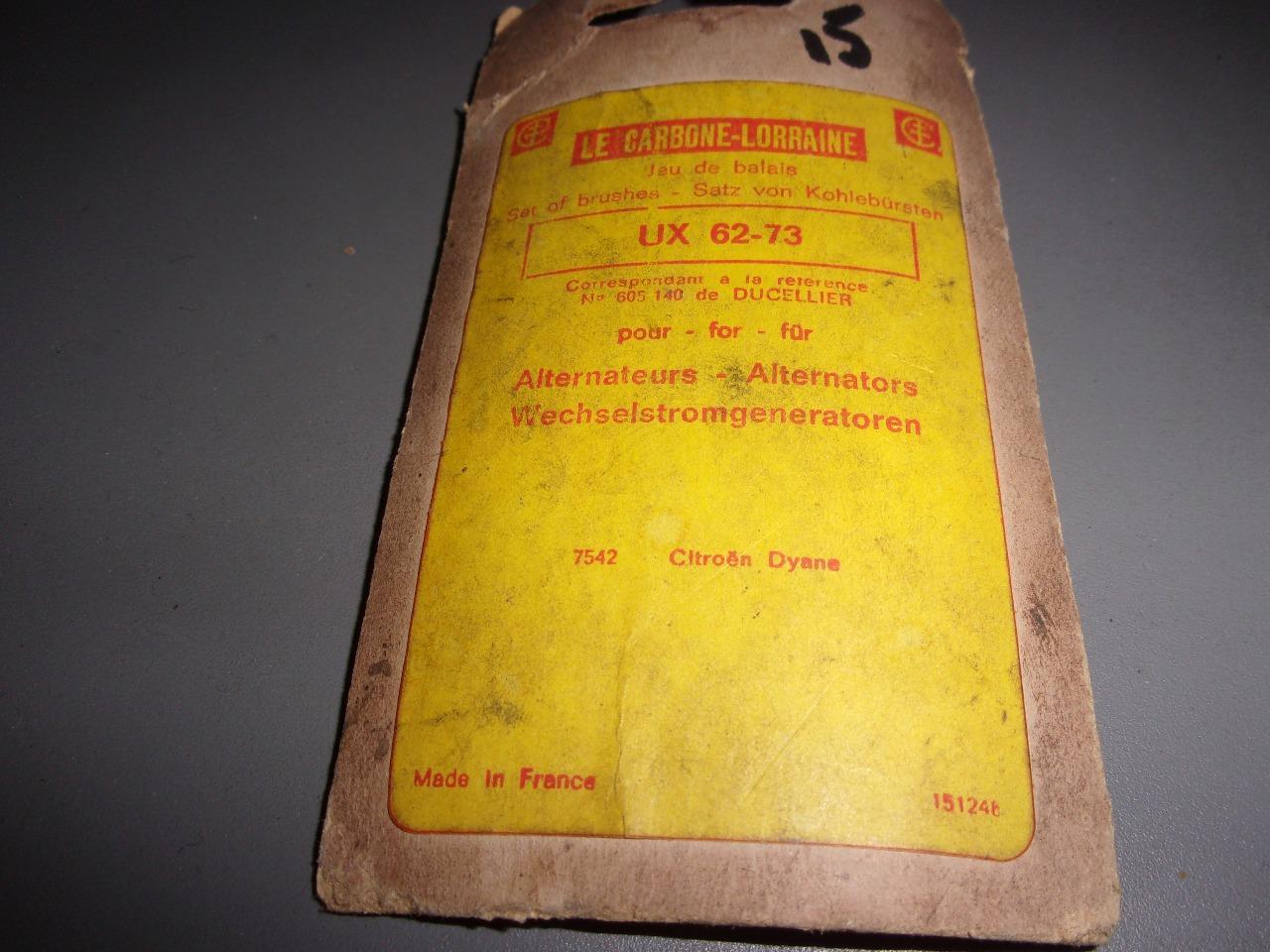 Charbons alternateur CITROEN Dyane ... LesAnciennes.com