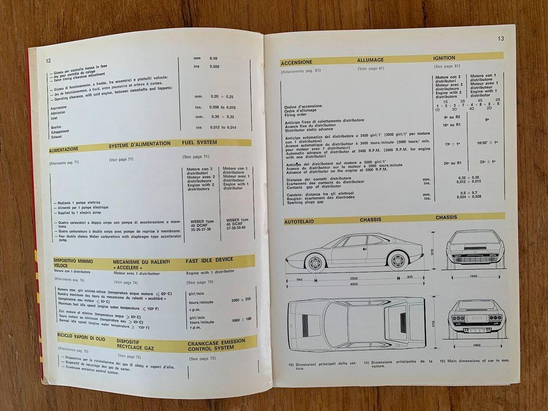 Manuel de bord Ferrari 308 GT/4 LesAnciennes.com