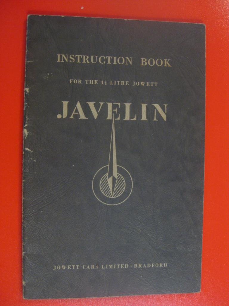 Jowett Javelin, notice entretietien 1950 LesAnciennes.com