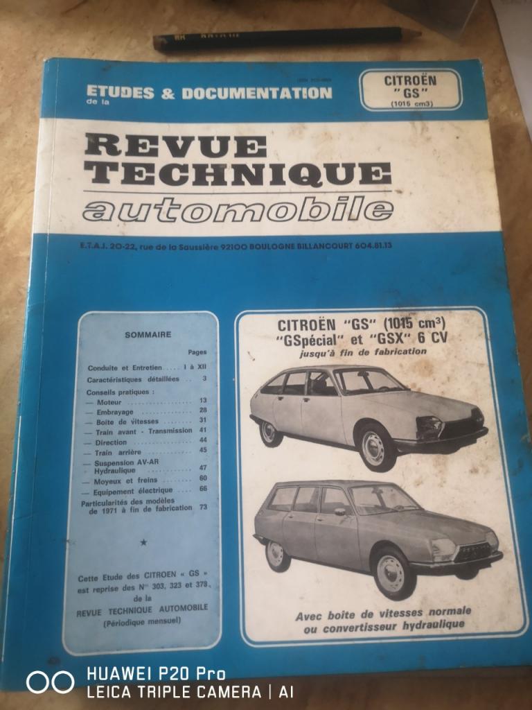 RTA Citroën GS 1015 LesAnciennes.com