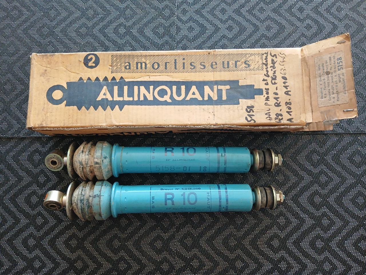 Amortisseurs arrière ALPINE RENAULT A108 LesAnciennes.com