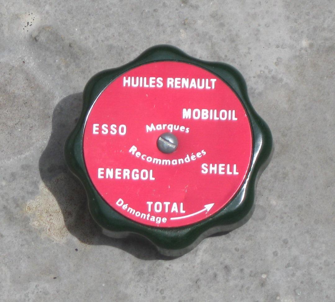 Bouchon d'Huile RENAULT Dauphine Gordini R1091 LesAnciennes.com