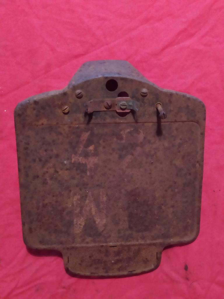 Plaque immatriculation MALY années 50 - 60 LesAnciennes.com