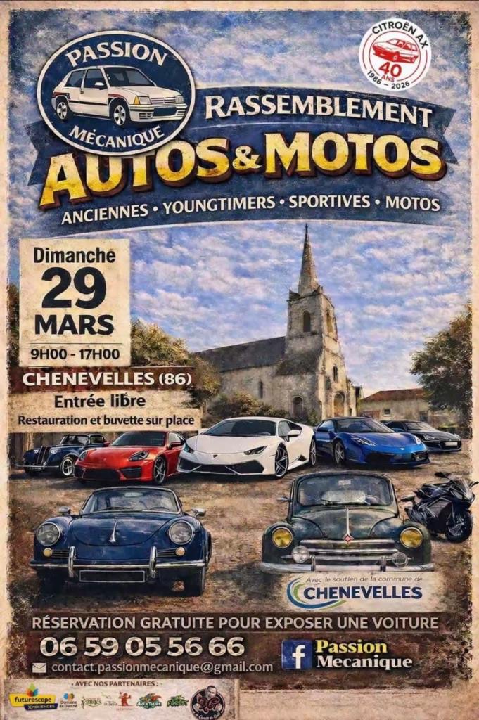 Rassemblement auto moto LesAnciennes.com