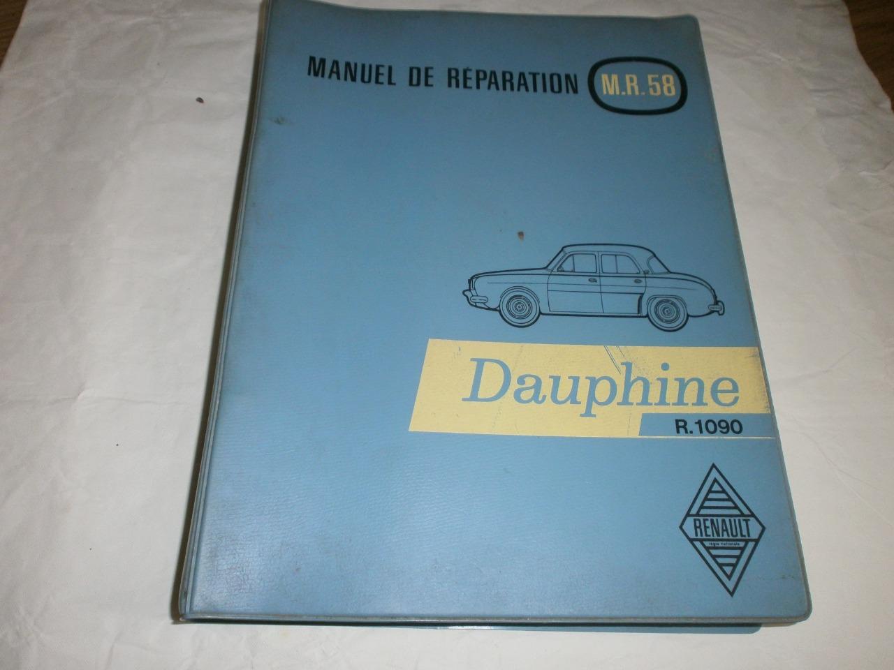 Manuel ateler origine RENAULT Dauphine LesAnciennes.com