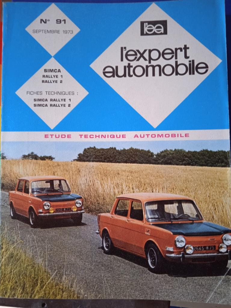 Revue Technique Automobile Simca Rallye 1 et 2 LesAnciennes.com