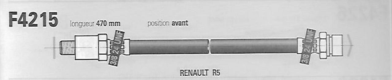 Flexible RENAULT R5 LesAnciennes.com