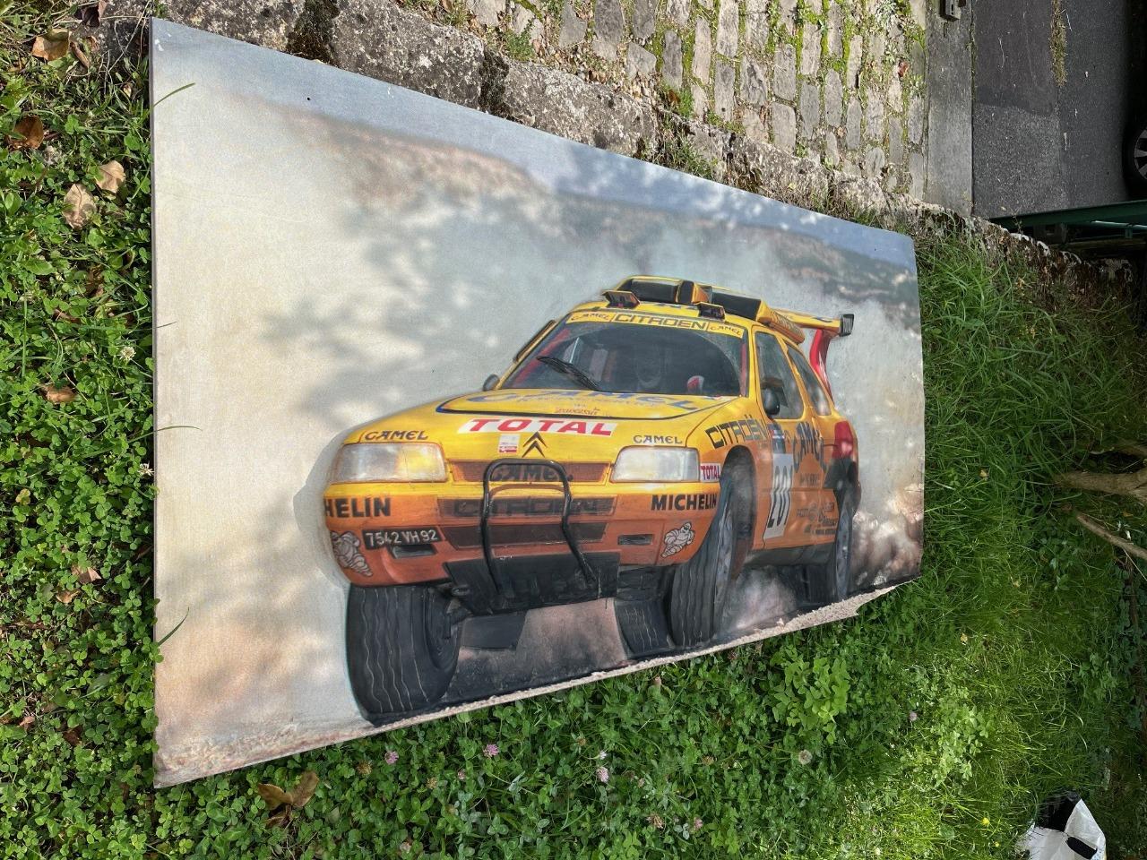 CITROENauthentiquAffiche en volume ZX rallye 2x1M LesAnciennes.com