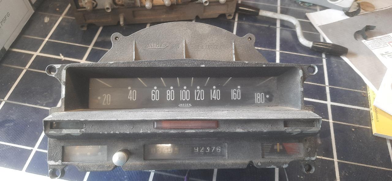 Compteur CITROEN DS DS 19, ID 19, ID 20 LesAnciennes.com