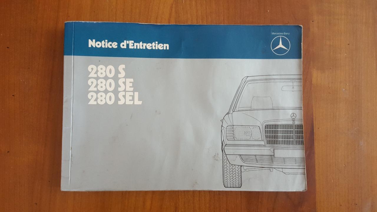 Notice pour Mercedes W126 LesAnciennes.com