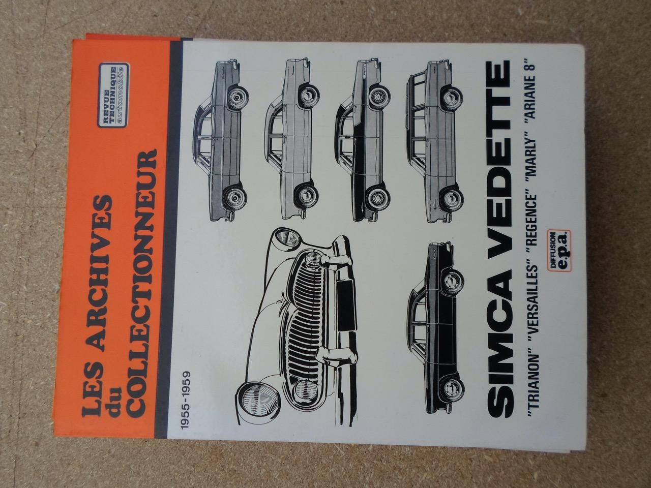 Les Archives du collectionneur Simca Vedette LesAnciennes.com