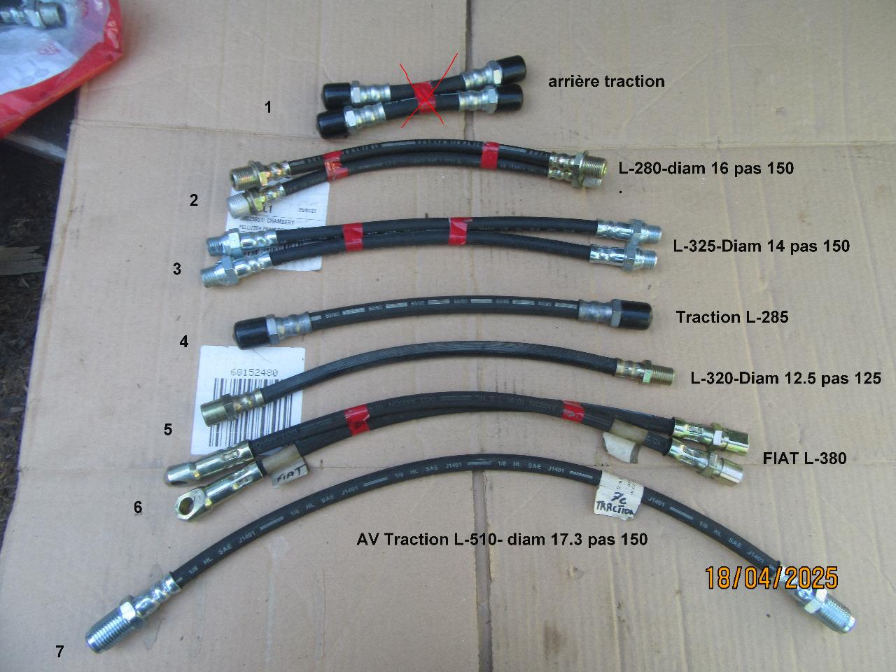 Flexibles de frein à la pièce LesAnciennes.com