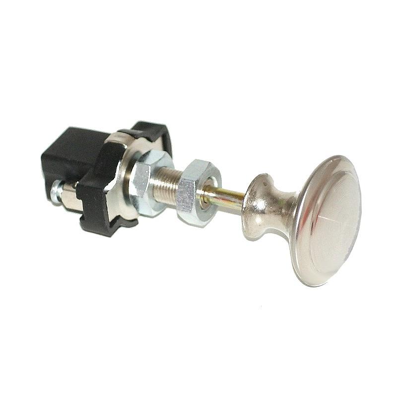Interrupteur à tirette avec bouton chromé LesAnciennes.com
