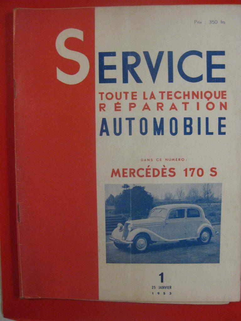 RTA - Service de 1953: Mercédès 170S LesAnciennes.com