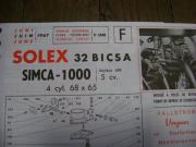 image_0-Fiche carburateur SOLEX 32 BICSA SIMCA 1000