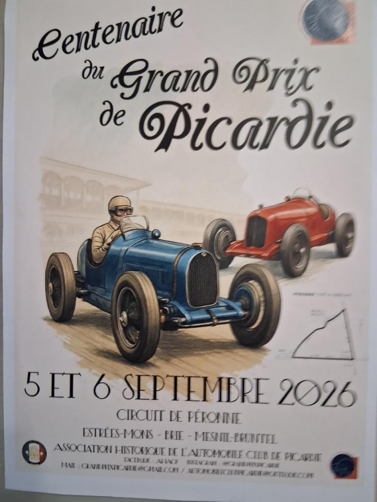 Centenaire de l'Automobile Club de Picardie LesAnciennes.com
