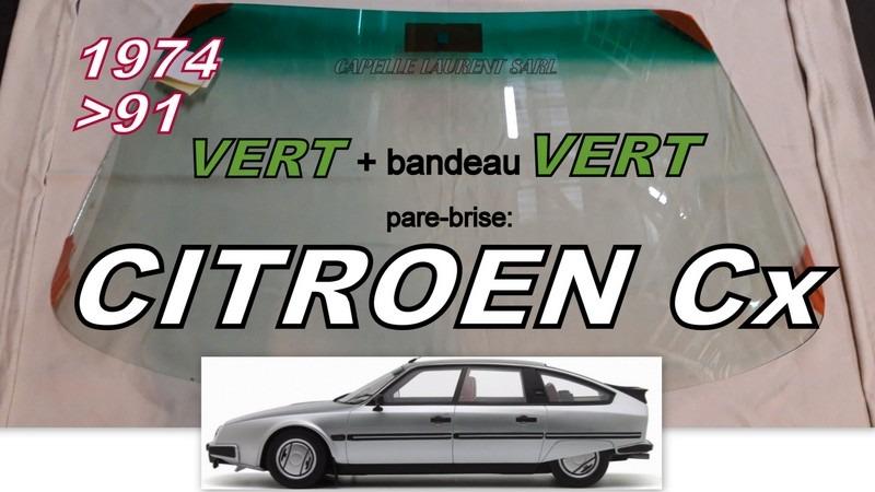 Pare-brise neuf CITROEN CX LesAnciennes.com
