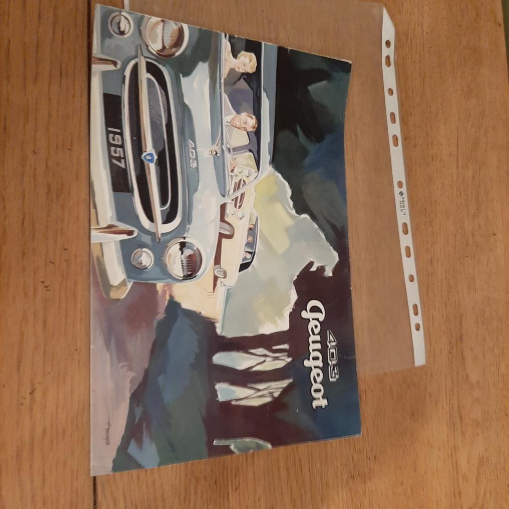 Publicite peugeot 403 cabriolet LesAnciennes.com