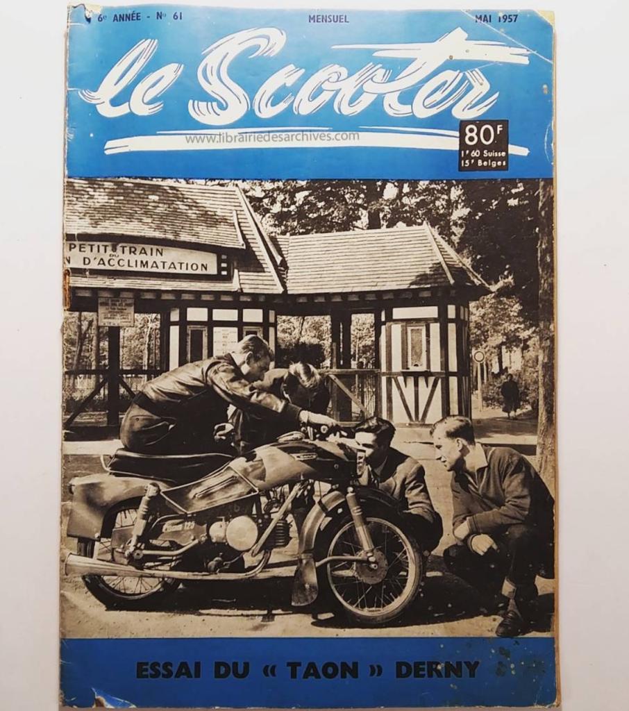 Revue LE SCOOTER numéro 61 / Mai 1957 - Derny TAON LesAnciennes.com