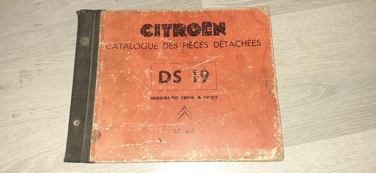 Citroën DS 19 de 1956 à 1960 cat pièces LesAnciennes.com