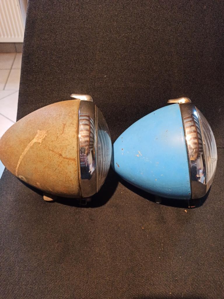 Phares marchal 490 citroen 2cv LesAnciennes.com