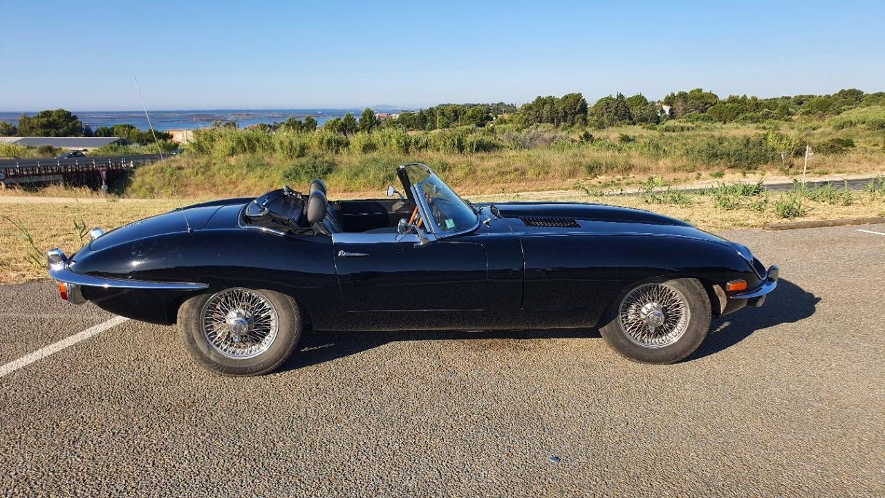 JAGUAR Type E SERIE 2 4.2 CAB - 1971 LesAnciennes.com