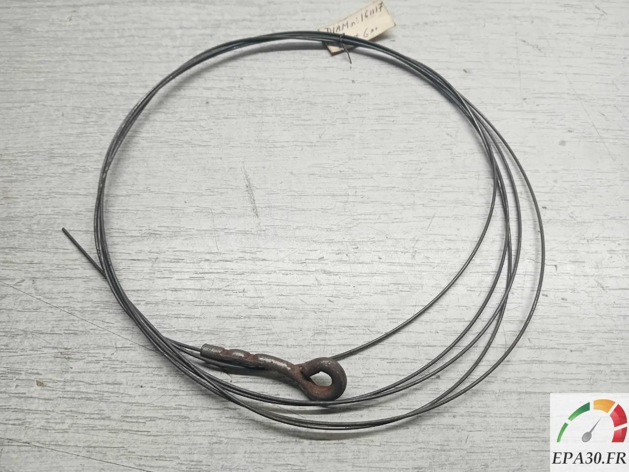 161117 CABLE ACCELERATEUR CORDE A PIANO FIAT 600 LesAnciennes.com