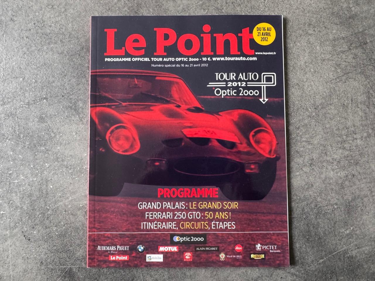 Programme officiel TOUR AUTO 2012 Le Point LesAnciennes.com