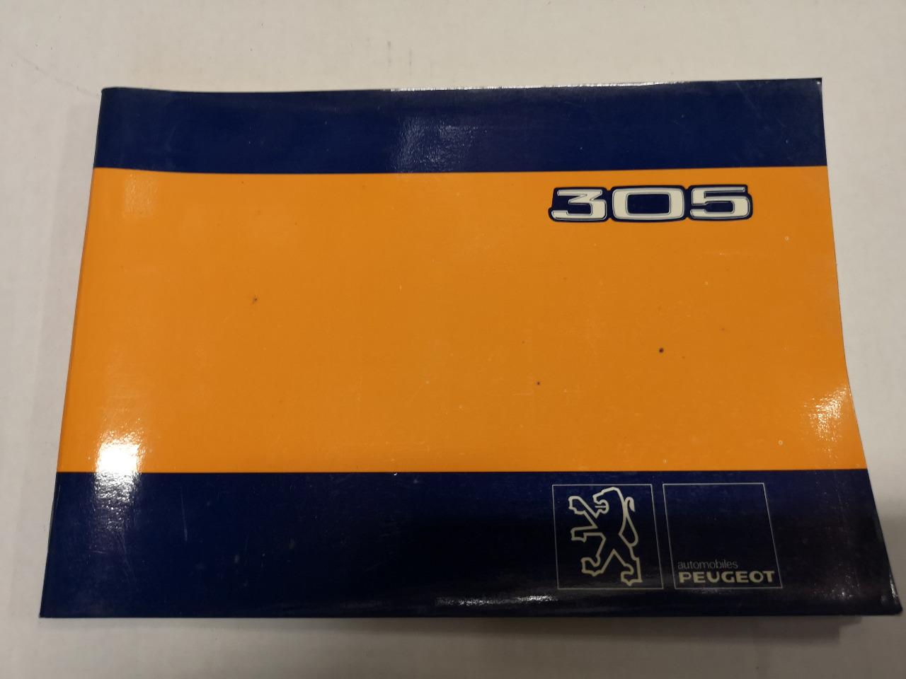 Notices d'utilisation PEUGEOT 305 405 505 LesAnciennes.com