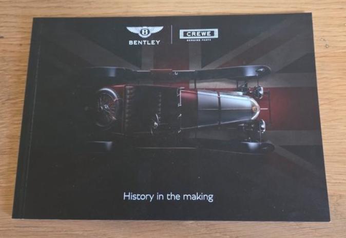 Livre Bentley History in the making LesAnciennes.com